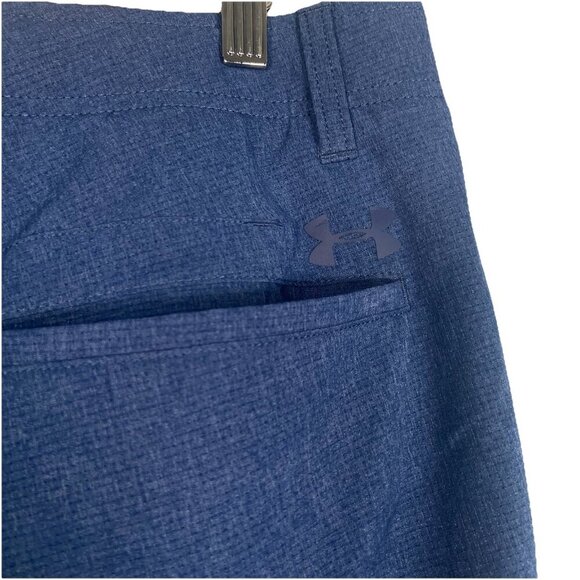 Under Armour Pants Mens 38 X 32 Blue Performance Stretch Chino Golf Lightweight - Picture 5 of 9